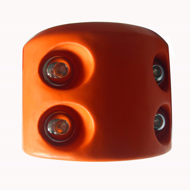 RepairWill 1 pack ATV-SCHS Winch Cable Hook Stopper Rubber Winch Line Saver with Allen Wrench for ATV UTV Winches (Orange) - Image 3